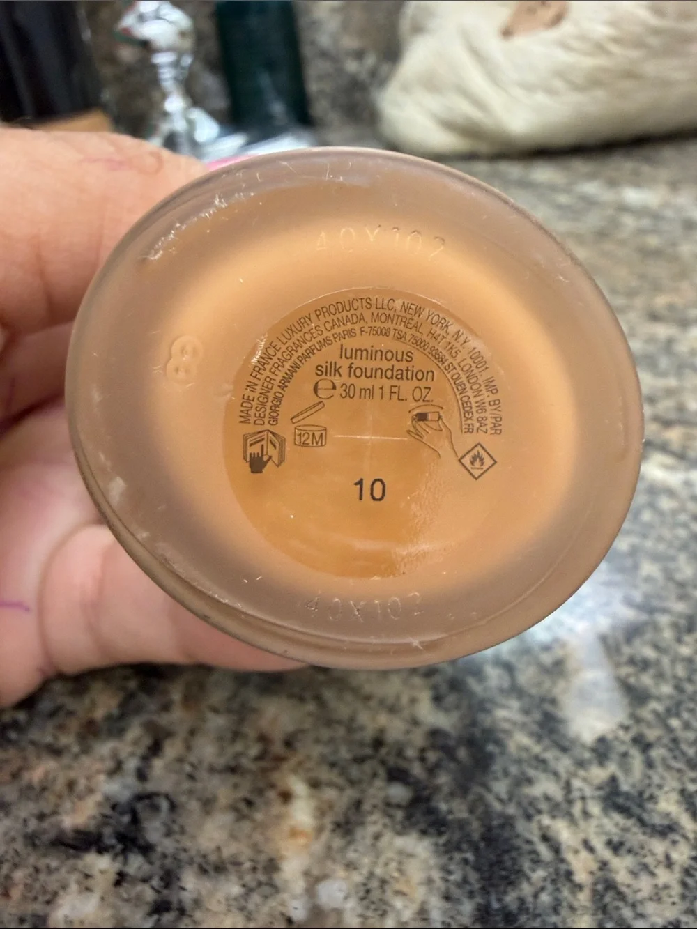 Giorgio Armani Luminous Silk Foundation - Warm Tan / Brown